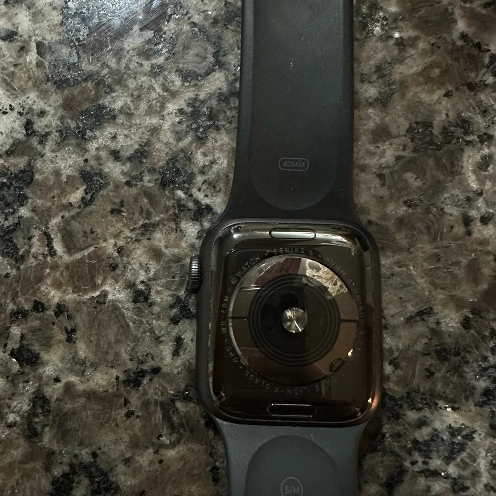 Apple Watch Series 5 40mm with Black Sport Band